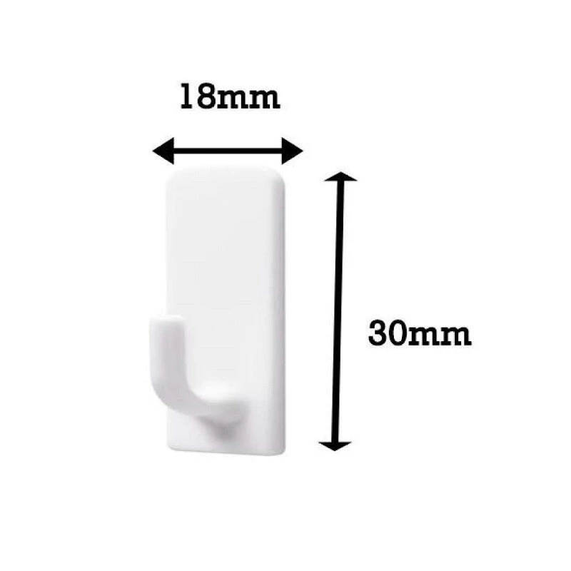 Móc dán tường kiểu vuông Command™ 17502ANZ - Chịu lực 225g - 3 cái/vỉ, , large image number null